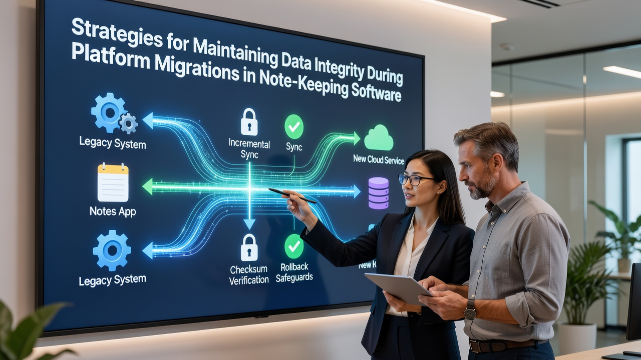 Strategies for Maintaining Data Integrity During Platform Migrations in Note-Keeping Software